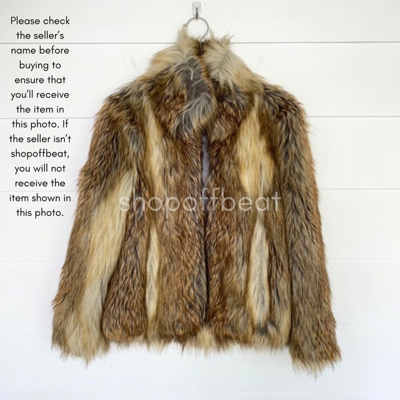 Zadig & Voltaire Fame Faux Fur Jacket Small - Picture 1 of 7